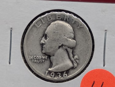 1936 S Washington Quarter