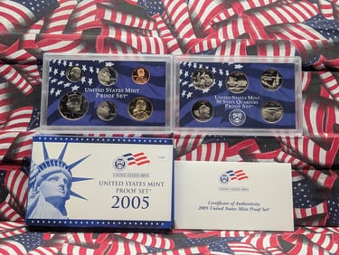 2005-S U.S. Mint Proof Set In OGP With COA