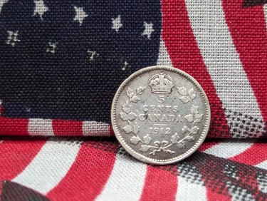 1912 Canada 5c. 925 Silver.
