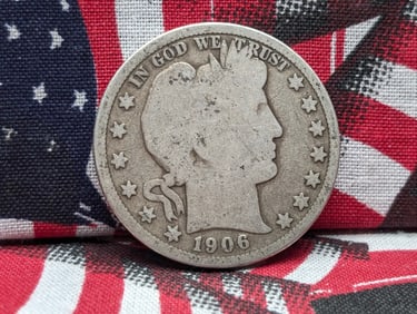 1906-O Barber 50c. 90% Silver