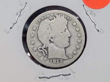 1913 Barber Quarter