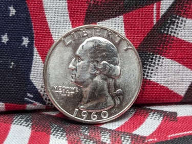 1960-D Washington 25c. GEM BU. 90% Silver