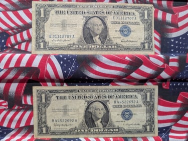 1957 & 1957B $1 "Silver" Certificate Note