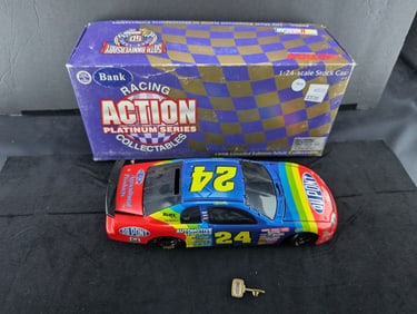 Action 1998 Monte Carlo Jeff Gordon # 24 Dupont Car 1/24 Scale, Coin Bank