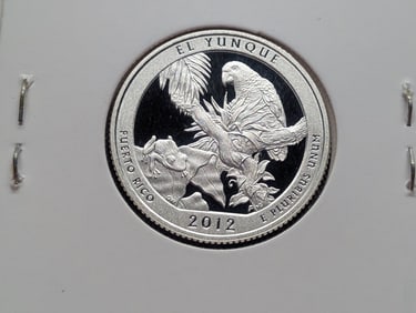 2012-S 90% Silver America the Beautiful Quarter, Puerto Rico (PR)