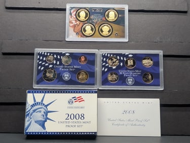 2008-S U.S. Mint Proof Set In OGP With COA