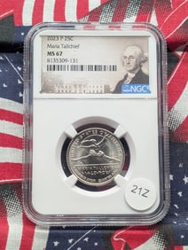 2023-P MS67 "Maria Tallchief" Women's Qtr., (Graded by NGC)