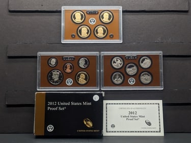 2012-S U.S. Mint Proof Set In OGP With COA