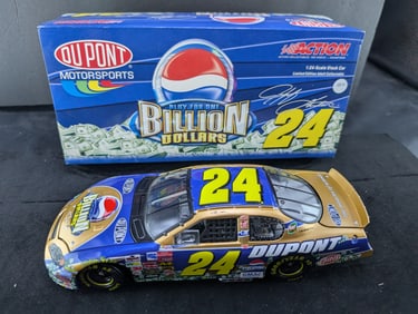 Action 2003 Jeff Gordon Pepsi Billion Dollar Die Cast 1/24 Scale Stock Car