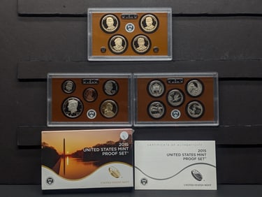 2015-S U.S. Mint Proof Set In OGP With COA