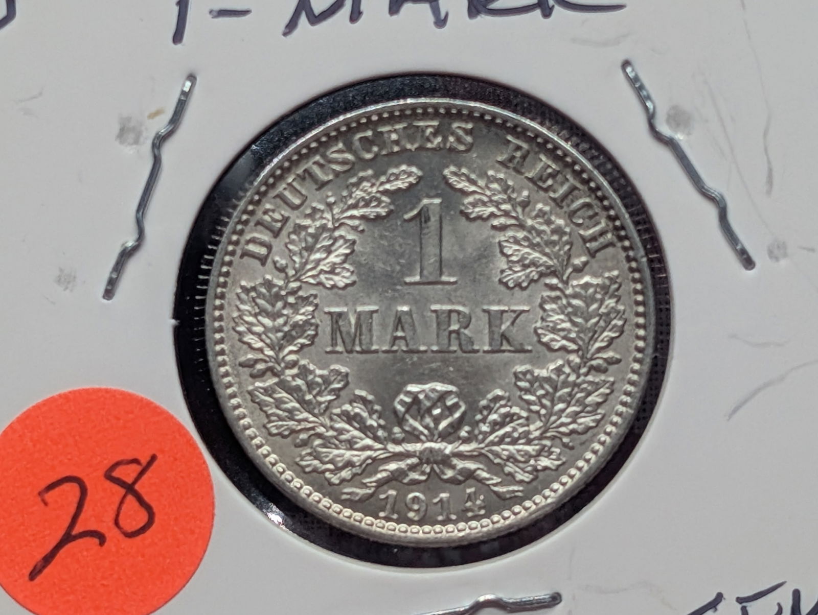 1914 J Germany Mark-Gem BU-.900 Silver (1 of 3)