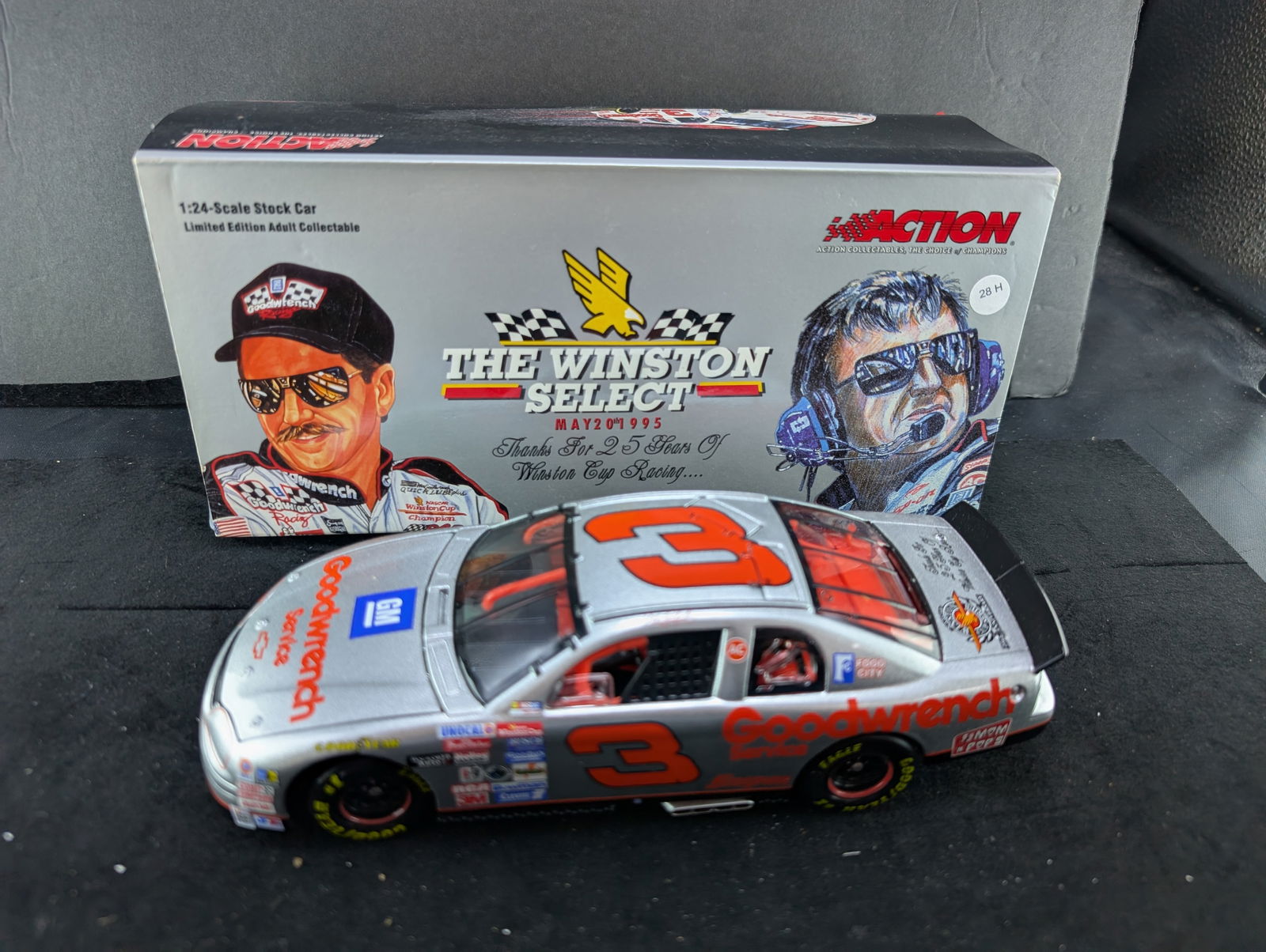 Action 2003 Dale Earnhardt #3 Good wrench  Silver Select  1/24 Scale Die Cast Stock Car, Coin Bank (1 of 11)