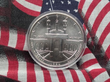 1984-D Uncirculated Los Angeles Olympics Commemorative Silver Dollar