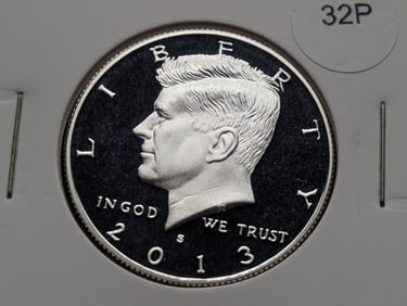 2013-S 90% Silver Proof Kennedy Half Dollar