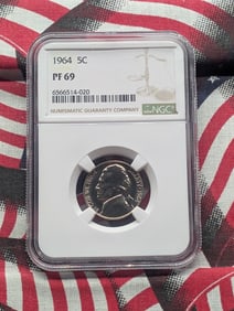 1964-P Jefferson Nickel, NGC PF 69