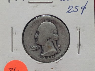 1940 Washington Quarter
