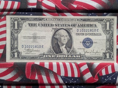 1935-C One Dollar SILVER Certificate - Crisp Unc.