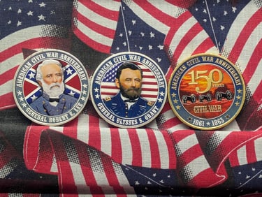 Civil War Anniversary Challenge Coins