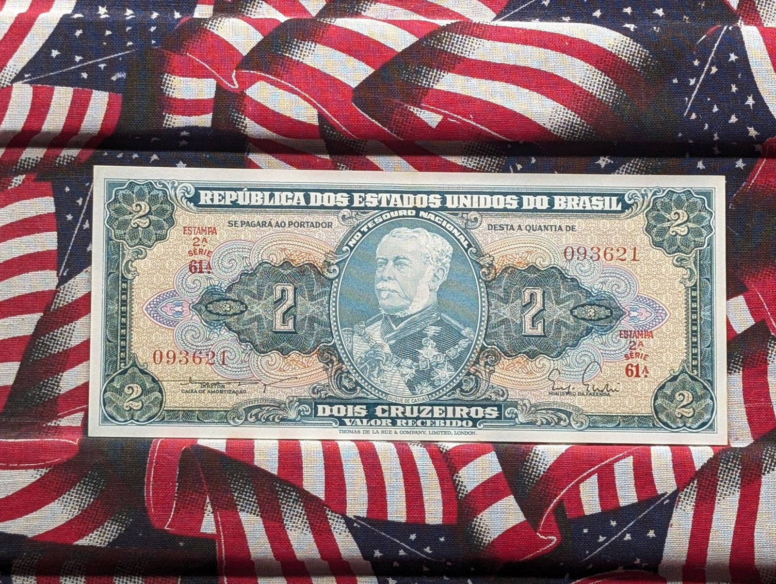 TOUGH 1961A Brazil 2 Cruzeiros Note. UNC: TOUGH 1961A Brazil 2 Cruzeiros Note. UNC