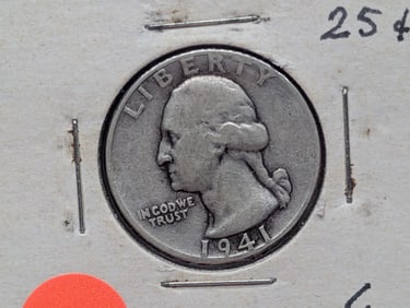 1941 Washington Quarter