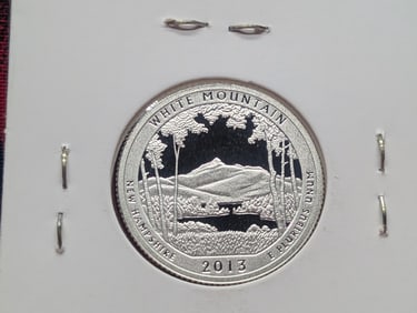 2013-S 90% Silver America the Beautiful Quarter, New Hampshire (NH)