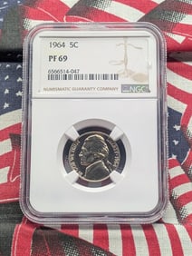 1964-P Jefferson Nickel, NGC PF 69