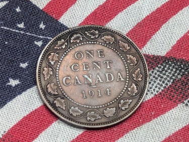 1914, Canada Large Cent, High Grade, 111 Years Old