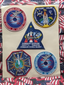 (5) Original Crew Designed NASA Patches