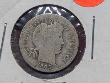 1905 Barber Dime