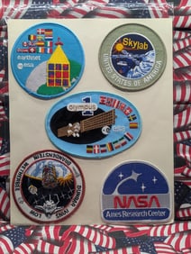 (5) Original Crew Designed NASA Patches