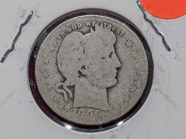 1906 Barber Quarter