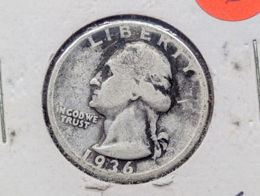 1936 Washington Quarter