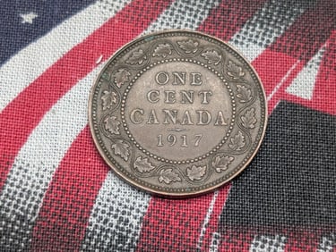 1917, Canada Large Cent, High Grade, 108 Years Old!