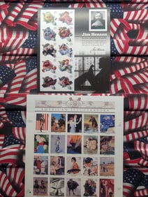 (2) Assorted U.S. Mint Sheets, All Mint, Original Gum, Never Hinged