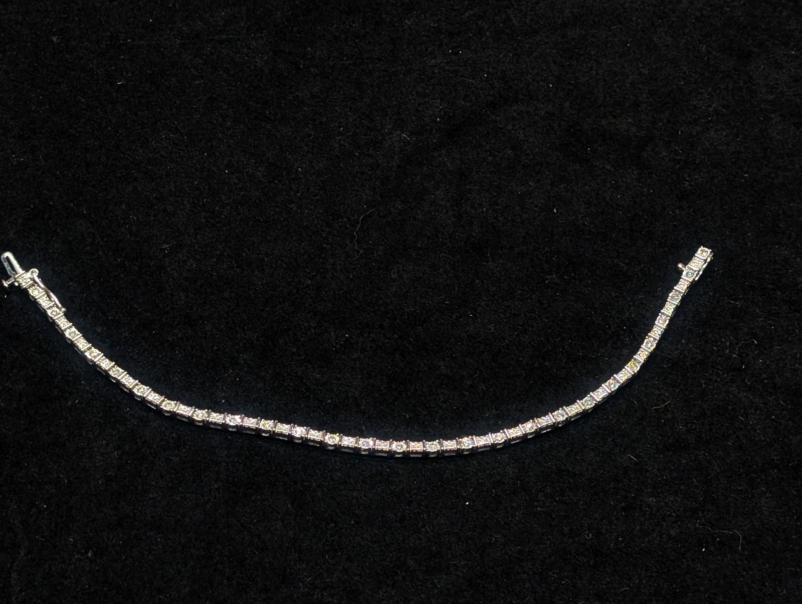 Sterling SILVER Tennis Bracelet: Sterling SILVER Tennis Bracelet