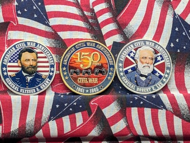 Civil War Anniversary Challenge Coins