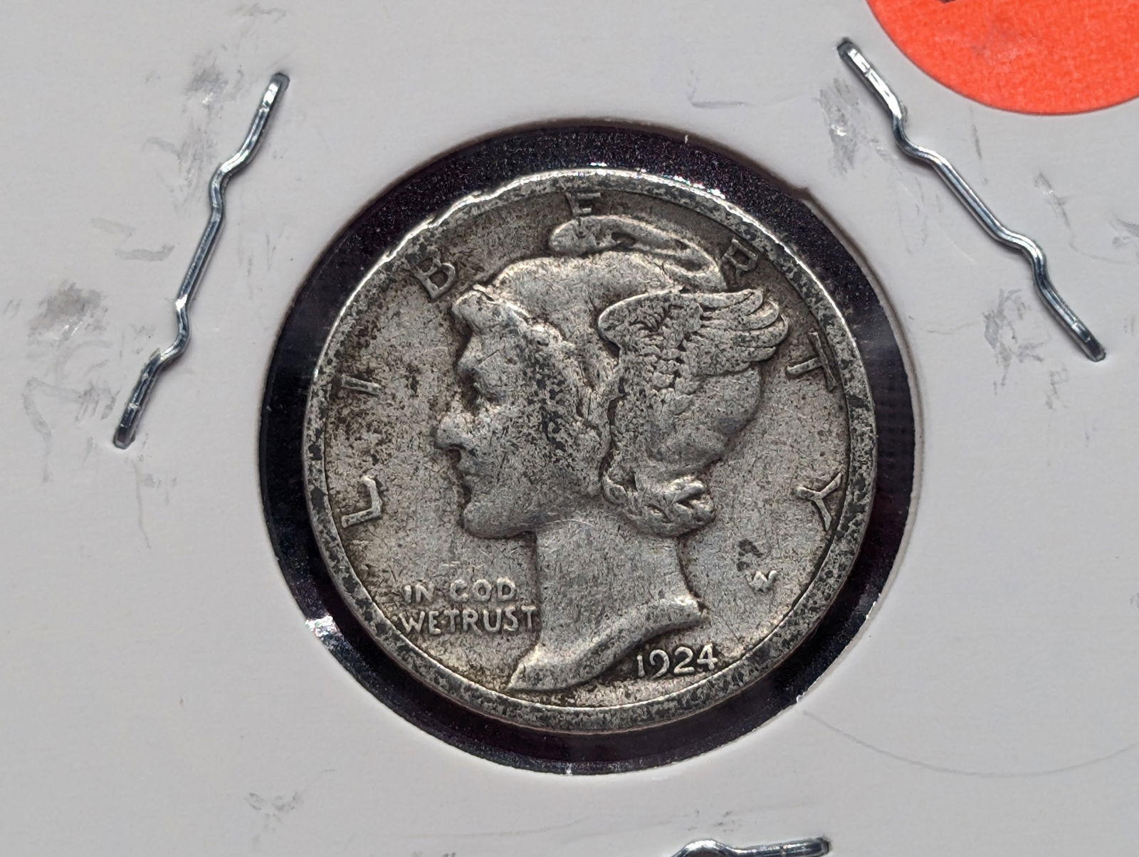 1924-S Mercury Dime  VF (1 of 3)
