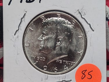 1964 Kennedy Half Dollar GEM BU