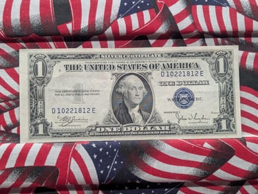 1935-C One Dollar SILVER Certificate -Crisp Unc