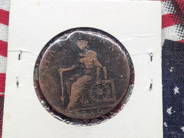 1789 Great Britian Macclesfield 1/2 Penny