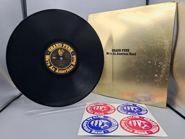 1973 Grand Funk We're An American Band Vinyl Album - SMAS-11207
