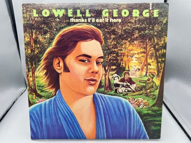 1979 Lowell George Thanks I'll Eat Here Vinyl Album - BSK 3194