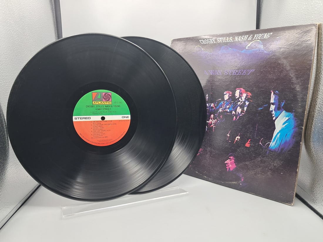 1971 Crosby, Stills, Nash, & Young 4 Way Street Vinyl Album - SD 2-902 (1 of 14)