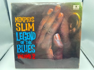 1969 Memphis Slim Legends of The Blues Vol. 2 United Kingdom Release Vinyl Album - BEAS 6