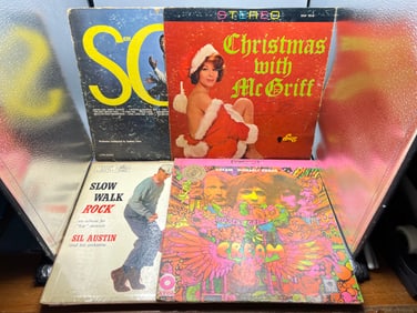 Lot of (4) Assorted Vinyl Albums - Varying Conditions