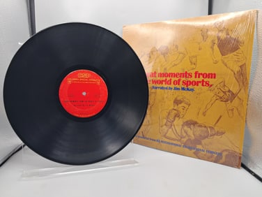 1972 Great Moments From The World of Sports Narrated By Jim McKay Vinyl Album - C 11056
