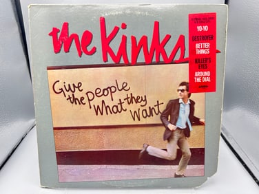 1981 The Kinks Give The People What They Want Vinyl Album - AL 9567