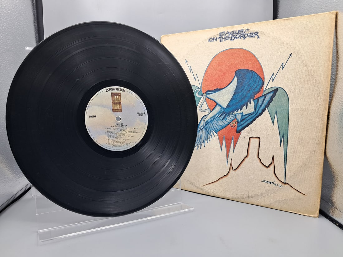1974 The Eagles On The Border Vinyl Album - 7E-1004 (1 of 8)