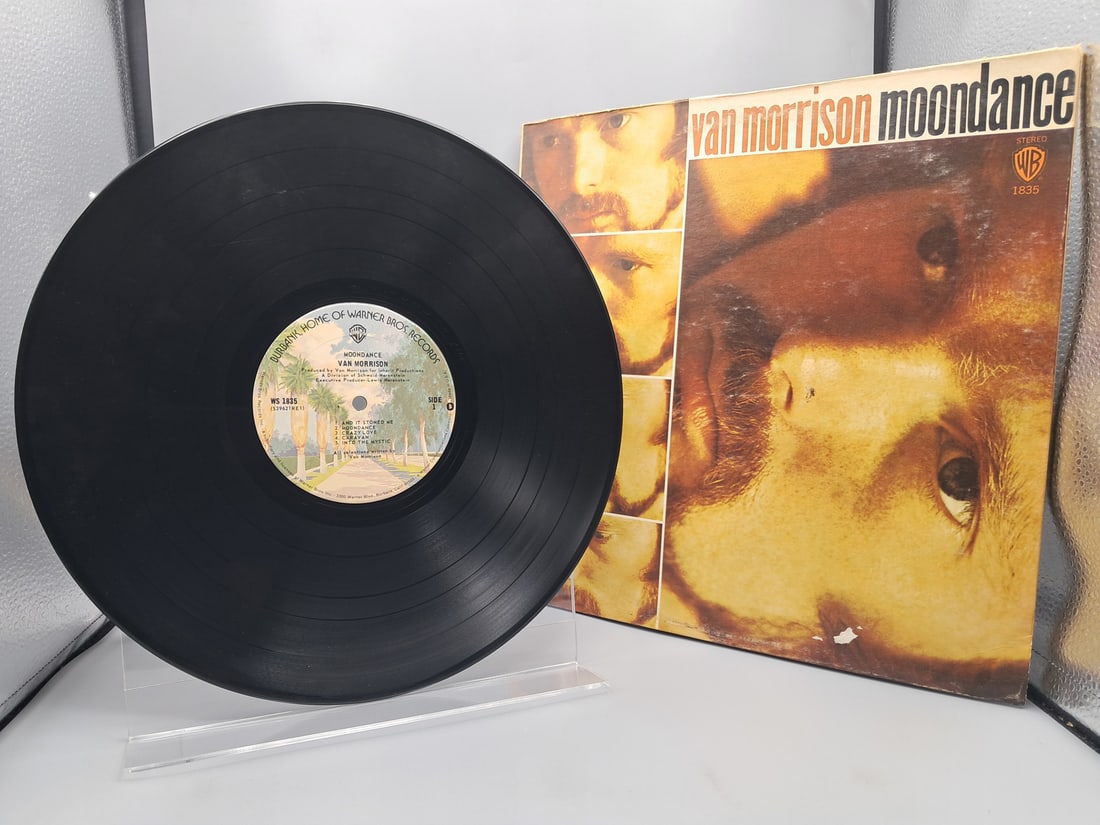 1973 Van Morrison Moondance Repress Vinyl Album - WS 1835 (1 of 9)