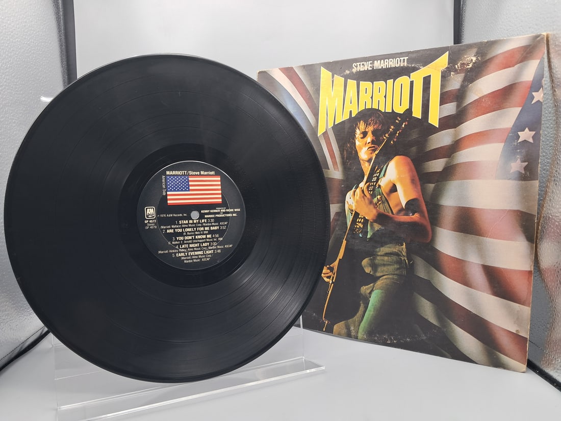 1976 Steve Marriott Last Name Self Titled Vinyl Album - SP 4572 (1 of 9)